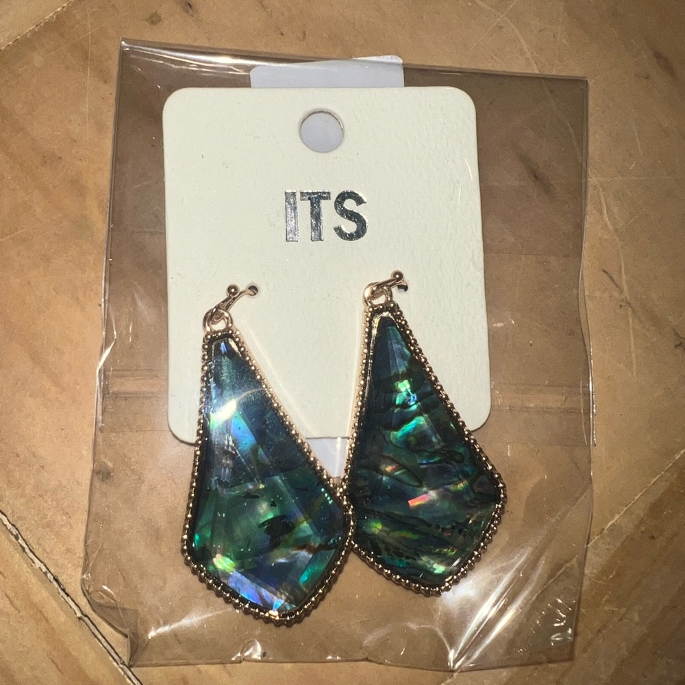 Iridescent earrings